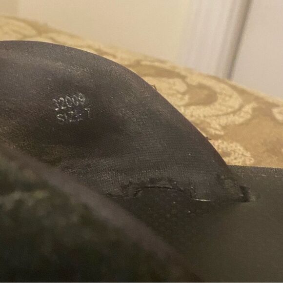 Rainbow Black Suede Wide Straps Flip Flop Sandals Size Mens 7 Womens 8.5 - Picture 6 of 7